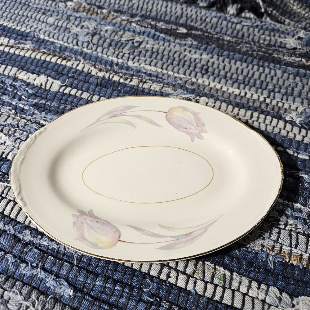 Homer Laughlin Eggshell Nautilus Small Oval Serving Platter
